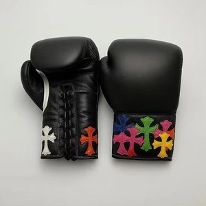 For Cowhide Leather MMA Boxing <b>Gloves</b> Professional Sparring Custom Logo Unisex All Sizes OEM Wholesale - Product Image 5