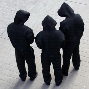 Sudadera con capucha y cremallera para hombre, personalizada, de gran tamaño, 380-500 g/m², de lujo, estilo urbano, de peso pesado, ecológica, con lavado ácido - Product Image 4