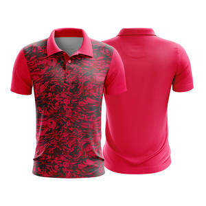 Custom Design <b>Dart</b> Polo Shirts Sublimation <b>Dart</b> Button Jersey for Men Sublimation Polyester Shirts - Product Image 4
