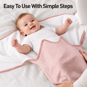 Saco de Dormir Orgánico para Bebé |   Paquete de 2 mantas para recién nacidos |   Envoltura para Dormir 100% Algodón Orgánico |   Ropa de Dormir Ajustable para Bebés - Product Image 3