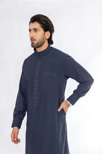 Premium Men's Arabic Thobe Long Sleeve Traditional Islamic Clothing Muslim Prayer <b>Dress</b> For Adults By AA IMPEX Gold Supplier - Product Image 5