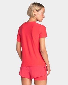 High Quality Slim Fit Women's Short-Sleeved T-Shirt Custom Digital Printed Solid Basic <b>Tops</b> for Summer - Product Image 5