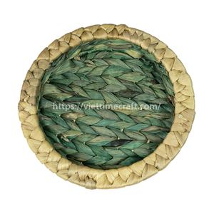 Wholesale SET 3 Eco-Friendly Natural Water Hyacinth <b>Round</b> Serving Tray & <b>Mats</b>/Pads Boho Decor <b>Table</b> Decor Vietnam Viettimecraft - Product Image 5