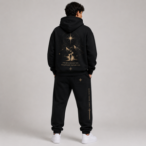 Conjuntos de Sudadera con Capucha y Pantalones Deportivos con Estampado Gráfico Personalizado para Hombre, Fabricante y Proveedor de Ropa Deportiva de Forro Polar Grueso y Estilo Urbano - Product Image 2