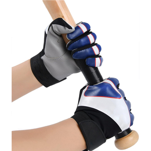 Guantes de béisbol de cuero genuino, servicio ODM y OEM, guantes de bateo de alta calidad para softbol y béisbol con corcho, en venta. - Product Image 1
