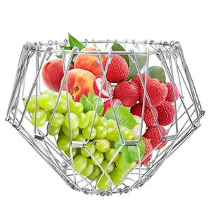 Cesta de Almacenamiento de Metal Resistente con Alambre Negro para Organización de Armarios y Gabinetes - Product Image 4