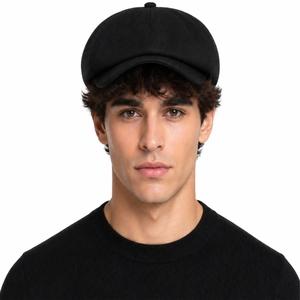 Unisex Newsboy Hat <b>Beret</b> Style Soft Cotton Vintage Casual Classic Fashion Headwear Flat Hat Daily Wear Clean Look for Unisex - Product Image 1