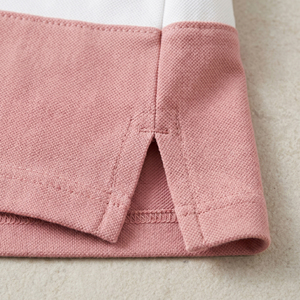 Custom Pink Color Polo Shirt Women's Knitted 100% Cotton Turn <b>Down</b> Collar Polo Tee Ladies Slim Fit Short Sleeve Polo Shirt Women - Product Image 5