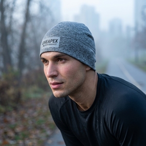 Gorro de Punto Gris para Hombre, Gorro de Invierno con Puño, Unisex, Estilo Urbano, Gorro con Diseño de Calavera, Logotipo Personalizado, Accesorio de Moda al por Mayor - Product Image 5