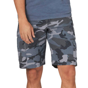 Men's Camouflage Cargo Bermuda Shorts Mid Waist Elastic Breathable Oxford Fabric Pockets Casual Style - Product Image 1