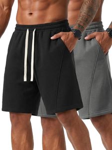 Shorts d'extérieur haute performance en molleton de coton, coupe classique, matière douce, confortables pour le quotidien, bas décontractés et actifs - Product Image 5