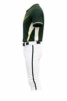 Uniforme de baseball haut de gamme avec sublimation intégrale, maillot d'équipe respirant à manches courtes, séchage rapide, service de fabrication sur mesure