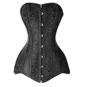 Corset Bustier en Cuir de Qualité Supérieure pour Femme, Amincissant la Taille, Respirant, à Contrôle Moyen - Product Image 1