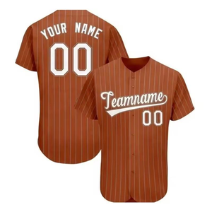 Camiseta de Béisbol Personalizada de Calidad Profesional, Talla Grande, Transpirable, Antibacteriana, de Secado Rápido, con Impresión por Sublimación de Poliéster - Product Image 3