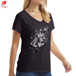 T-shirts graphiques imprimés pour femmes, en coton léger, confortables, décontractés, tendance, style streetwear, vêtements d'été - Product Image 2