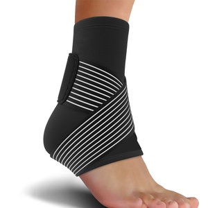 Lightweight Neoprene <b>Ankle</b> <b>Support</b> Wrap Lace-Up Closure for Fitness Training-Durable Protection Comfortable Fit for Long Use - Product Image 2