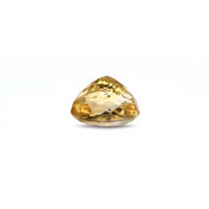 Natural Certified Citrine Gemstone 6.95 Carat 6mm Fine Yellow Orange Red for Jewelry Making - Product Image 3
