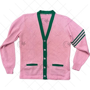 เสื้อสเวตเตอร์ถักแคชเมียร์ถักแบบหนาแฟชั่นสไตล์นักศึกษาคาร์ดิแกนถักทรงหลวมสำหรับฤดูใบไม้ร่วงฤดูหนาว - Product Image 6