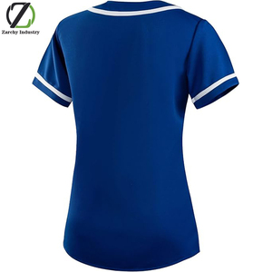 Maillots de baseball et de softball pour femmes, chemises boutonnées - Product Image 2