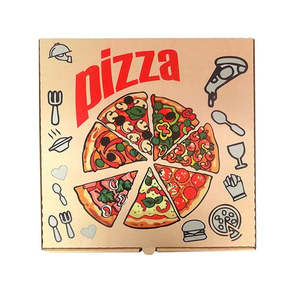 Boîtes à pizza en papier durables en gros, 2 mm d'épaisseur, emballage alimentaire sûr avec finition brillante, design pliable - Product Image 4