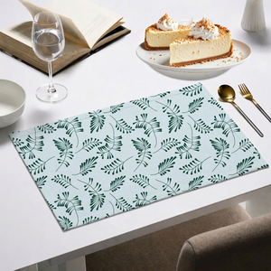 Sets de table en tissu de coton, sets de table élégants pour la salle à manger, sets de table de cuisine durables, lavables et résistants à la chaleur - Product Image 2