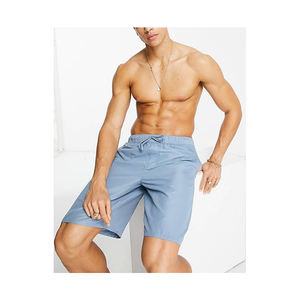 Summer New Popular Design Comfortable Durable 4-Way Stretch Solid Front Quick Dry Breathable <b>Men</b> Beach Volleyball Board Shorts - Product Image 1