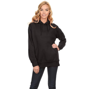 Sweat-shirts d'hiver pour femmes sur mesure avec logo sur le devant, 100% coton, service OEM, couleurs et tailles personnalisées - Product Image 2