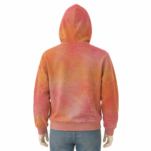 Custom Unisex <b>Tie</b> Dye Hoodie Pullover Oversized Fleece Sweatshirt for <b>Men</b> Women - Product Image 2