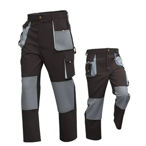 Pantalones de Seguridad Reflectantes de Alta Visibilidad para Hombre, de Algodón Fluorescente Resistente a Desgarros, con Seis Bolsillos, Pantalones de Trabajo para Ingenieros - Product Image 2