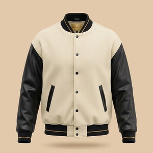 Hot Sale Varsity <b>Jacket</b> Men Chenille Embroidery Leather Sleeves Winter <b>Jacket</b> Custom Baseball Letterman Varsity <b>Jacket</b> - Product Image 3