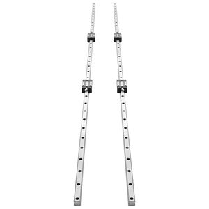 Kit de Guías Lineales HGR20, 2 Piezas de 2000 mm, Bloques Deslizantes de Alta Resistencia Antioxidantes, 4 Bloques Deslizantes para Rieles de Movimiento Lineal 78.74 - Product Image 1