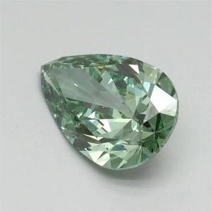 Diamante verde sintético de laboratorio con corte pera de fantasía de 1.00 CT a 5.00 CT, suelto, certificado VVS VS, para anillo de compromiso - Product Image 5