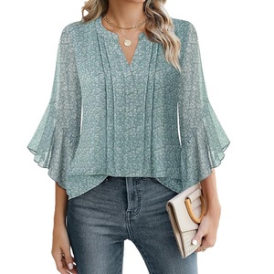 Pulls pour femmes, couleur unie, tricotés, manches longues ou courtes ou 3/4, fermeture boutonnée, style décontracté, fournisseur du Bangladesh. - Product Image 3