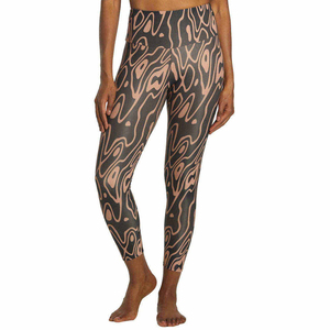 Custom Logo Printed Women Running <b>Leggings</b> <b>with</b> Hidden <b>Pocket</b> Slim Fit High Rise Elastic Waist Quick Dry - Product Image 1