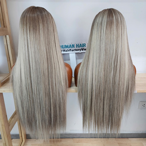 Raw Vietnamese Hair Super Double Drawn Highlight Color HD Lace Front <b>Wigs</b> Hight Quality Glueless <b>Wigs</b> Human Hair for <b>Black</b> Women - Product Image 4