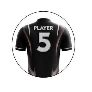 Ensemble d'uniformes de volley-ball unisexes personnalisés, sublimés, 100 % polyester, maille respirante, short, taille élastique, col en V, poches, nom - Product Image 4