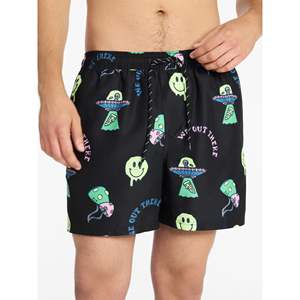 Shorts de bain pour hommes sur mesure fabriqués par OEM, respirants, à séchage rapide, shorts de plage, maillots de bain, imprimés, en polyester/spandex, boardshorts - Product Image 2