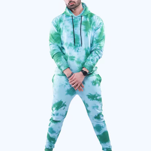 Conjunto Deportivo Tie Dye para Hombre, Moda Casual de Alta Calidad 2026, Manga Larga para Adultos - Product Image 1