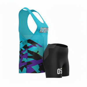 Uniforme de Atletismo para Escuela Secundaria, Diseño de Logotipo Personalizado, Uniforme de Atletismo para Equipo Universitario, Traje de Carrera de Maratón Sublimado - Product Image 4