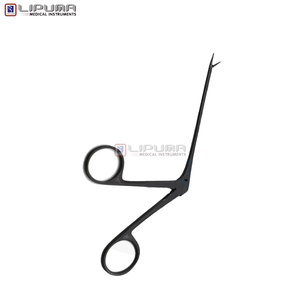 Micro-pince à oreilles d'alligator à tige dentée, instrument chirurgical ORL de précision pour otologie, audiologie et instruments médicaux - Product Image 5