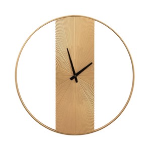 Horloge murale en chiffres romains dorés, grande horloge décorative de style vintage pour la maison, le bureau, l'intérieur luxueux - Product Image 2