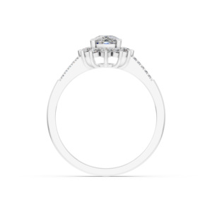Bague en argent 925 avec diamant de laboratoire pour femme, certifiée IGI, fabricant de bijoux fins éthiques RJC ODM OEM, vente en gros R101799 - Product Image 3