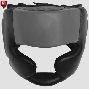 Protector de Cabeza para Boxeo, Casco Protector Facial de PU para MMA, Kickboxing, Karate, Taekwondo, Entrenamiento, Sparring, Artes Marciales - Product Image 1
