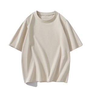T-shirt de sport oversize en coton élastique et polyester, coupe ample, personnalisable, décontracté, pour homme, coupe ajustée, tricoté, collection 2026 - Product Image 2