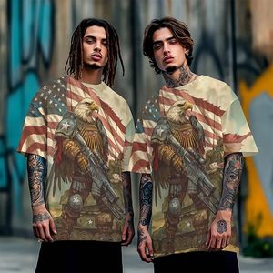 Wolf Pack Moon Reflection Men's Short Sleeve O-Neck T-Shirt Printed <b>Animal</b> <b>Pattern</b> Eco-Friendly Street Style Oversized Fit 100% - Product Image 6