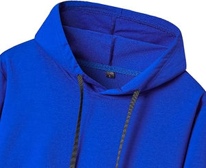 Ensemble décontracté d'hiver pour homme : sweat à capuche et pantalon à cordon de serrage en molleton 100 % coton, survêtement du Pakistan - Product Image 5