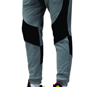 Pantalones Deportivos Grises y Negros para Hombre, Cintura Elástica con Cordón, Joggers Casuales, Transpirables, Tejidos, Estilo Otoñal - Product Image 3