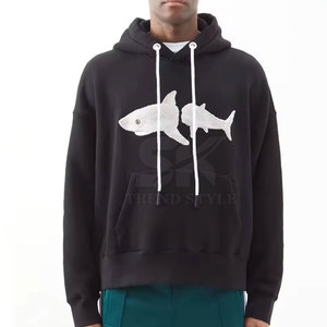 เสื้อฮู้ดดี้ปักลายแบบสั่งทำพิเศษสำหรับผู้ชาย ผลิตในปากีสถาน แขนยาว ขายดี - Product Image 3