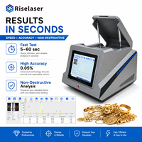 Analizador de Oro XRF Riselaser, Máquina de Prueba de Metales Preciosos para Comprobar la Pureza de Oro, Plata y Platino en Joyería