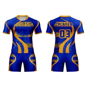 ชุดกีฬารักบี้ระดับพรีเมียม เสื้อทีมแบบกำหนดเอง ชุดกางเกงขาสั้น สั่งซื้อจำนวนมาก รับผลิตเสื้อผ้ารักบี้ภายใต้แบรนด์ของคุณเอง - Product Image 6